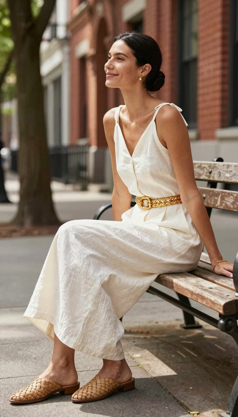 City Sidewalk Ivory Morning