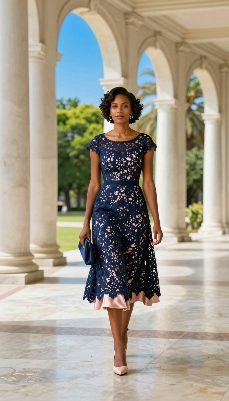 Colonnade Walkway In Motion