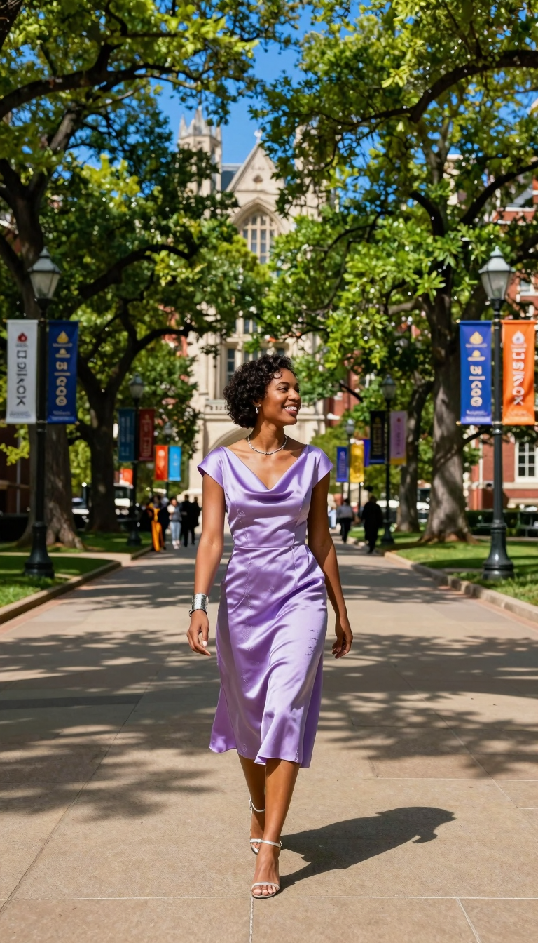 Graduation Day Joyful Stride