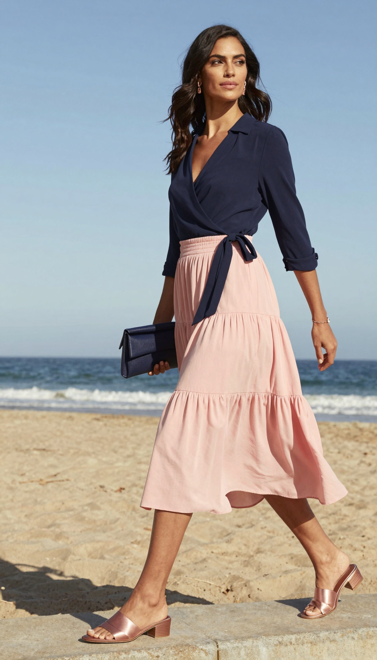 Malibu Beach Navy Blush Motion