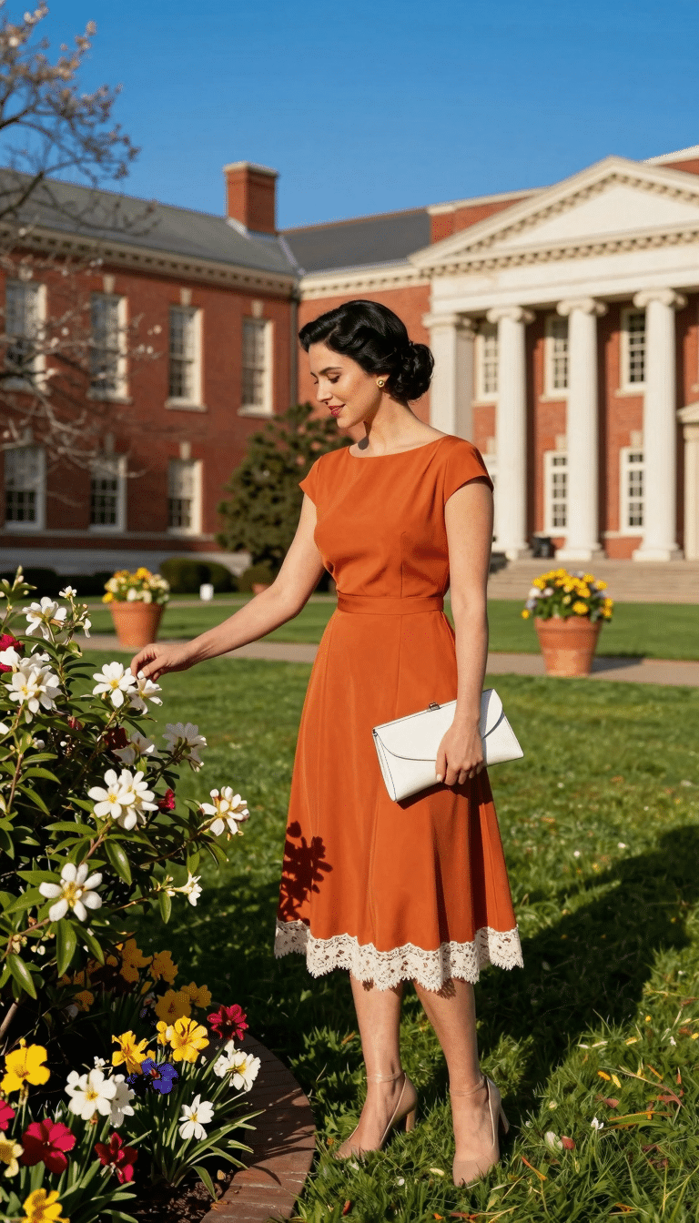 Sunlit Campus Courtyard Moment