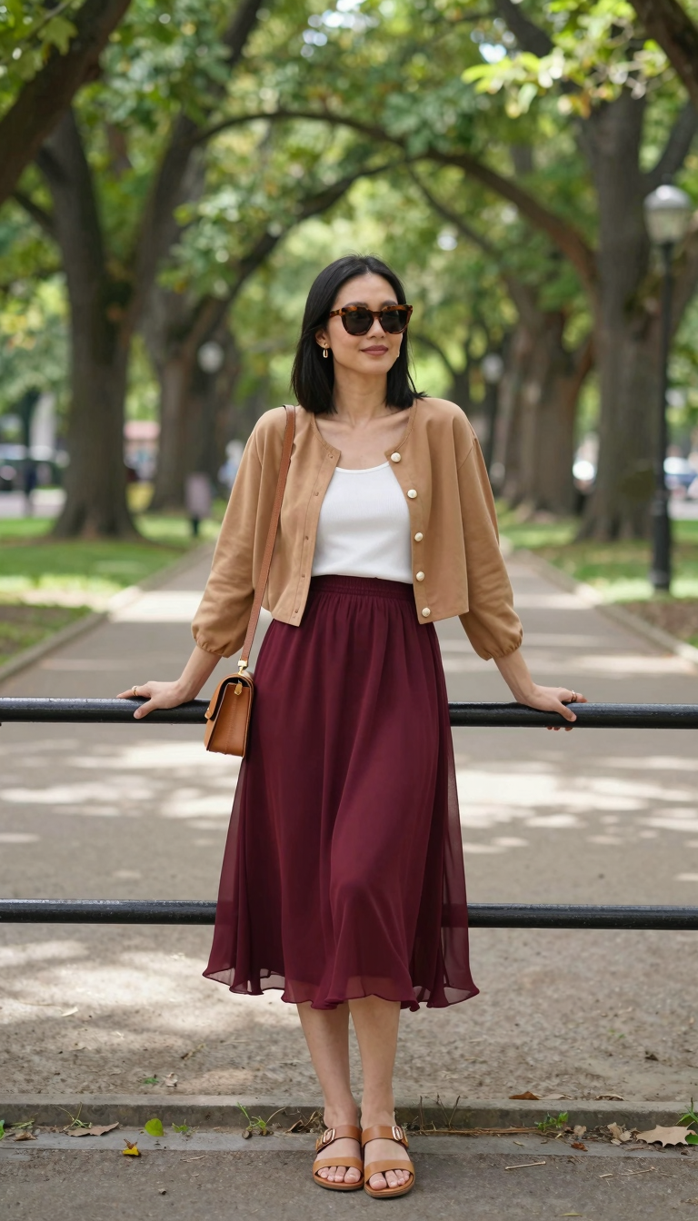 Urban Park Burgundy Breeze