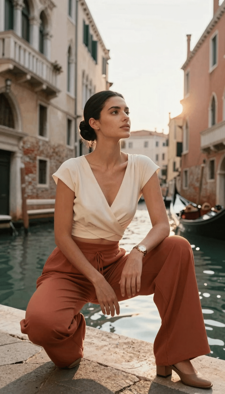 Venice Fondamenta Terracotta Shoulder