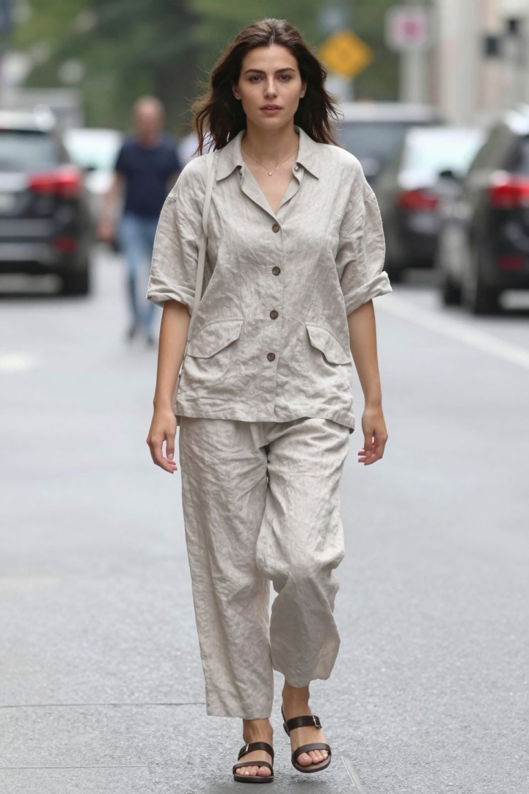 Minimalist Summer Outfits Built Around Linen